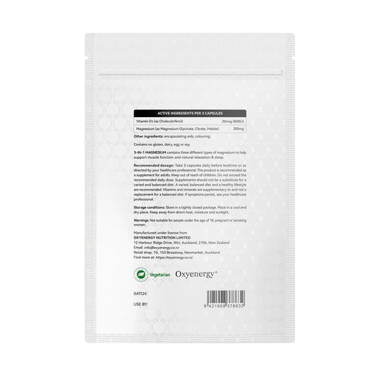3-in-1 Magnesium – Muscle, Relaxation & Sleep Support - PHORMACORE