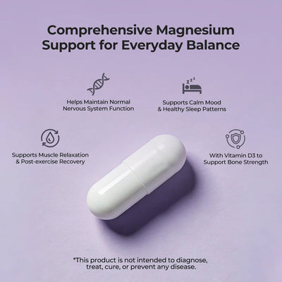 3-in-1 Magnesium – Muscle, Relaxation & Sleep Support - PHORMACORE