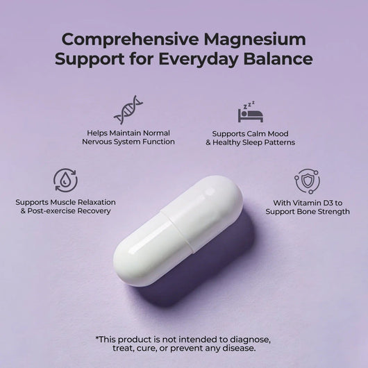 3-in-1 Magnesium – Muscle, Relaxation & Sleep Support - PHORMACORE