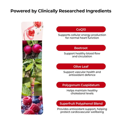 Cardio Flow Shot – Daily Heart Health & Circulation Support, 14 Packets - PHORMACORE