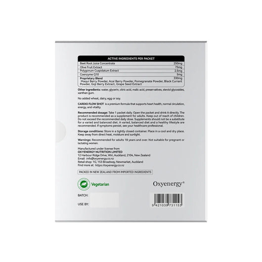 Cardio Flow Shot – Daily Heart Health & Circulation Support, 14 Packets - PHORMACORE