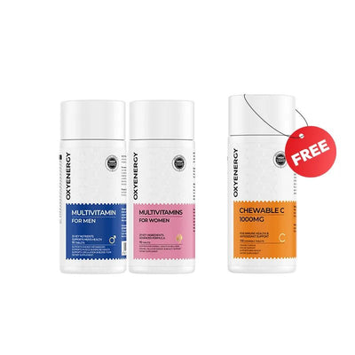 Daily Essentials Bundle – Multivitamin Duo for Him & Her - PHORMACORE
