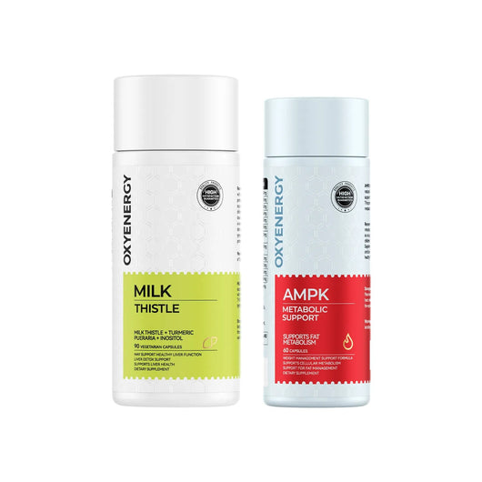 Liver Support & Fat Metabolism Bundle – Milk Thistle + AMPK Duo - PHORMACORE