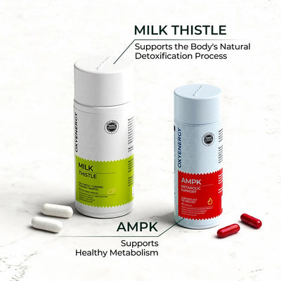 Liver Support & Fat Metabolism Bundle – Milk Thistle + AMPK Duo - PHORMACORE