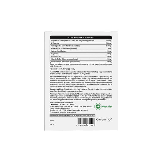 MagnEase – Ashwagandha & L-Theanine for Emotional Balance - PHORMACORE