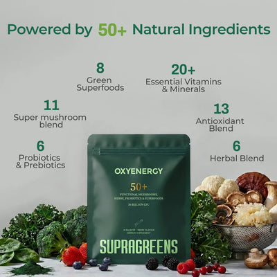 SupraGreens – 50+ Ingredient Daily Greens & Gut Health Formula - PHORMACORE